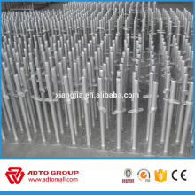 Scaffolding jack base solid & hollow screw jack base used for ringlock system and frame system high quality